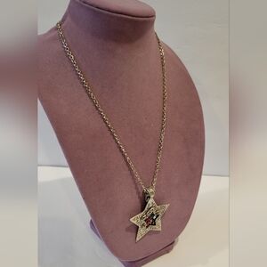 faith hope love star necklace colorful stones